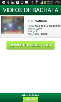 Videos de Bachata android App screenshot 0